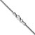 14K White Gold 20 inch 1.5mm Parisian Wheat with Lobster Clasp Chain