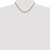 14K Yellow Gold 16 inch 3mm Silky Herringbone with Lobster Clasp Chain
