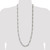 36" Sterling Silver 9mm Figaro Chain Necklace