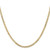 14K Yellow Gold 20 inch 3mm Open Concave Curb with Lobster Clasp Chain