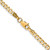 14K Yellow Gold 20 inch 3mm Open Concave Curb with Lobster Clasp Chain