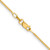 14K Yellow Gold 1.2mm Concave Box Chain 7264-20