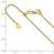 14K Yellow Gold Adjustable .9mm Box Chain 3056-22