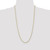28" 10K Yellow Gold 1.75mm Diamond-cut Rope Chain Necklace