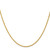 14K Yellow Gold 18 inch 2mm Regular Rope with Lobster Clasp Chain