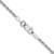 14K White Gold 1.3mm Diamond-Cut Rope Chain 7071-24
