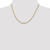 14K Yellow Gold 18 inch 2.3mm Flat Beveled Curb with Lobster Clasp Chain