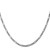 14K White Gold 20 inch 2.75mm Flat Figaro with Lobster Clasp Chain