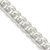 Sterling Silver 8.5mm Domed w/ Side Diamond-cut Curb Chain QRC240-24
