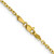 24" 10K Yellow Gold 2.2mm Diamond-cut Cable Chain Necklace