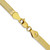 16" 10K Yellow Gold 4mm Silky Herringbone Chain Necklace
