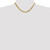 16" 10K Yellow Gold 4mm Silky Herringbone Chain Necklace