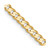 10k Yellow Gold 3mm Open Concave Curb Chain 10LCR080-24