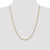 10k Yellow Gold 3mm Open Concave Curb Chain 10LCR080-24