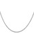 14K White Gold 22 inch 1.5mm Diamond-cut Rope with Lobster Clasp Chain