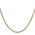 16" 10K Yellow Gold 1.5mm Franco Chain Necklace