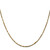 14K Yellow Gold 18 inch 1.8mm Diamond-cut Milano Rope with Lobster Clasp Chain