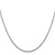 14K White Gold 30 inch 1.45mm Diamond-cut Cable with Lobster Clasp Chain