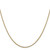 14K Yellow Gold 18 inch 1.1mm Round Snake with Lobster Clasp Chain