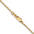 22" 14K Yellow Gold 1.8mm Diamond-cut Round Open Link Cable Chain Necklace