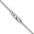 14K White Gold 1.5mm Diamond-cut Rolo Chain 7213-24