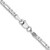 14K White Gold 18 inch 2.75mm Flat Figaro with Lobster Clasp Chain