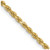 18" 10K Yellow Gold 2mm Diamond-cut Rope Chain Necklace