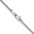 14K White Gold 1.5mm Spiga (Wheat) Chain 1534-16