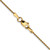 14K Yellow Gold 30 inch 1mm Diamond-cut Parisian Wheat with Lobster Clasp Chain