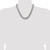 20" Sterling Silver 10.3mm Flat Open Curb Chain Necklace