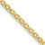 14K Yellow Gold 24 inch 1.8mm Lightweight Flat Bismark with Lobster Clasp Chain
