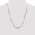 14K Yellow Gold 24 inch 1.8mm Lightweight Flat Bismark with Lobster Clasp Chain