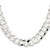 20" Sterling Silver 13.8mm Concave Beveled Curb Chain Necklace