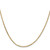 14K Yellow Gold 18 inch 1.65mm Solid Diamond-cut Cable with Lobster Clasp Chain