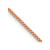 14K Rose Gold 20 inch 1.10mm Box Link with Lobster Clasp Chain