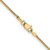 26" 14K Yellow Gold 1.2mm Diamond-cut Spiga Chain Necklace