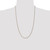 26" 14K Yellow Gold 1.2mm Diamond-cut Spiga Chain Necklace