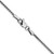 14K White Gold 1.2mm Spiga (Wheat) Chain 1849-20