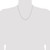 14K White Gold 1.4mm Diamond-cut Cable Chain 1343-20