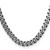 26" Sterling Silver Antiqued 8mm Curb Chain Necklace