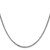 22" 14K White Gold 1.75mm Semi-Solid Round Box Chain Necklace