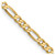 14K Yellow Gold 16 inch 2.75mm Flat Figaro with Lobster Clasp Chain