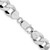 Sterling Silver Rhodium-plated 10.6mm Beveled Curb Chain QFB250R-20
