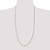 30" 14K Yellow Gold 1.55mm Semi-Solid Wheat Chain Necklace