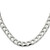 Sterling Silver 8.6mm Flat Open Curb Chain QFOC300-26