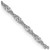 14K White Gold 1.6mm Sparkle Singapore Chain 1833-24
