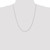 14K White Gold 24 inch 1.2mm Parisian Wheat with Lobster Clasp Chain