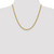 20" 10K Yellow Gold 4.3mm Semi-Solid Curb Link Chain Necklace