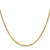 26" 10K Yellow Gold 2.2mm Flat Beveled Curb Chain Necklace