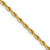 14k Yellow Gold 2.5mm Hollow Rope Chain BC202-28